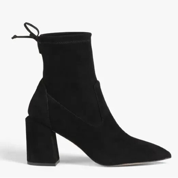 Stuart Weitzman Shoes - NWT Stuart Weitzman Avenue 85 City Block Booties Suede Size 11.5 Black